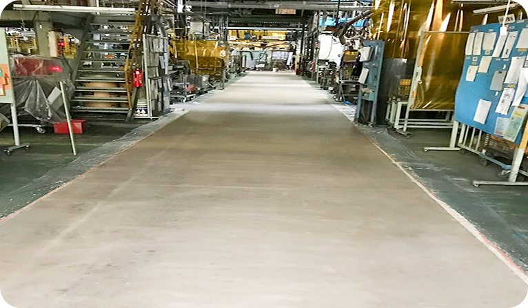 尾道市某工場の施工前