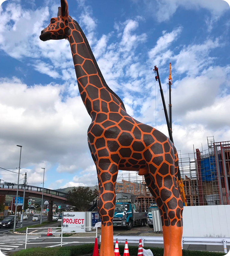 東広島市某モニュメントの施工後