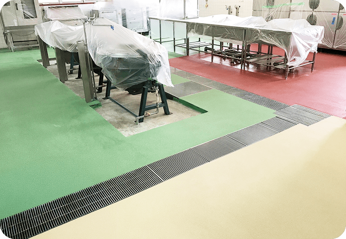 塗装が完了した現場の写真