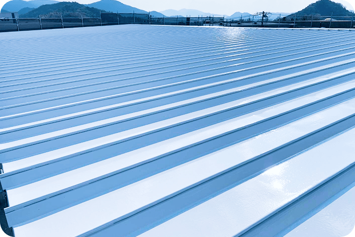 現場屋根の写真